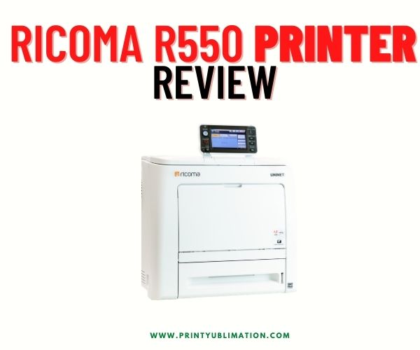 Ricoma R550 White Toner Transfer Printer Review