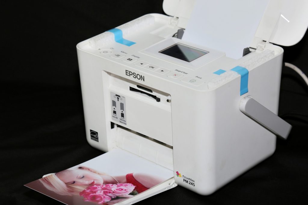 White Epson printer